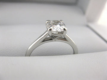 A2625 - 14 Karat White Gold Engagement Ring