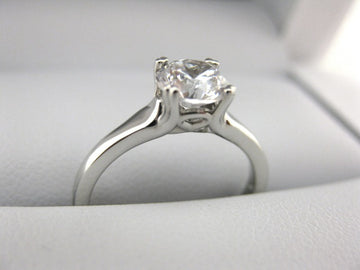 A2636 - 14 Karat White Gold Engagement Ring