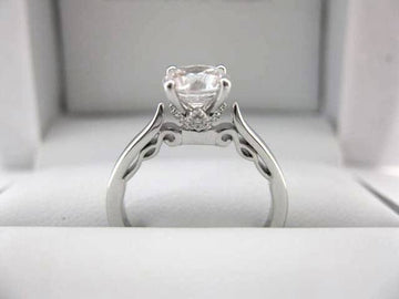 White Gold La Vie Engagement Ring 115175-100
