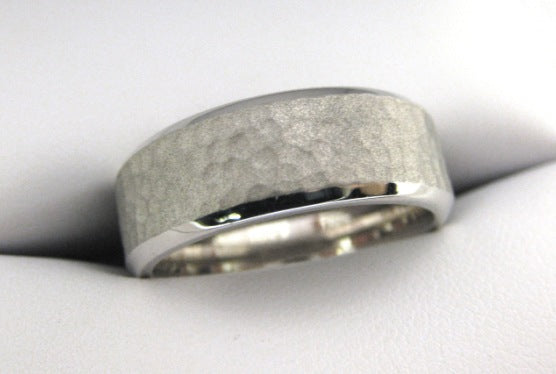 White Gold Men's Wedding Band 3947-8