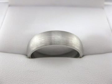 White Gold Men's Wedding Band 3955