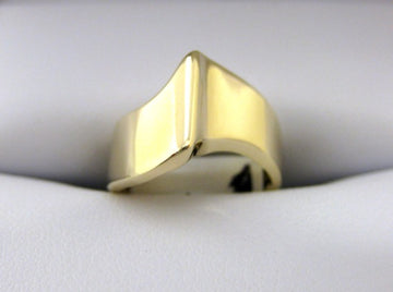TF5448 - 14 Karat Yellow Gold Custom Ring