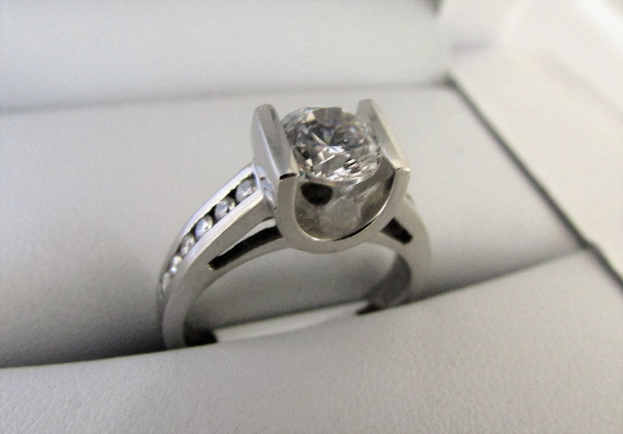 A1109 - Platinum Engagement Ring