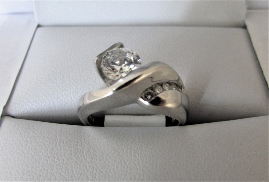 A1578 - Platinum Engagement Ring