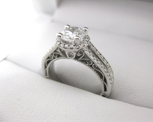 A2381 - 18 Karat White Gold Verragio Ring