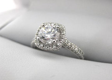 A2503 - 14 Karat White Gold Precision Set Ring