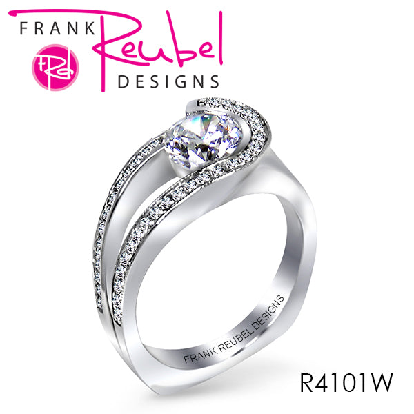 A2544 - 14 Karat White Gold Frank Reubel Ring