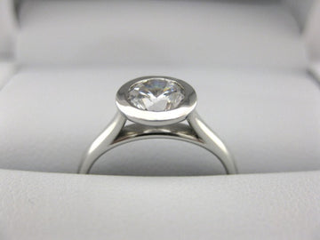 A2630 - 14 Karat White Gold Engagement Ring