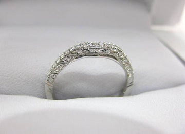 B1571 - 18 Karat White Gold Simon G. Wedding Band