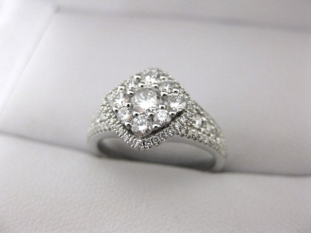 C1925 - 18 Karat White Gold Simon G. Dinner Ring