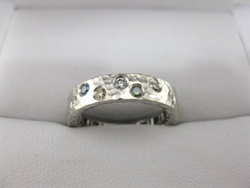 C1974 - 18 Karat White Gold Simon G. Dinner Ring