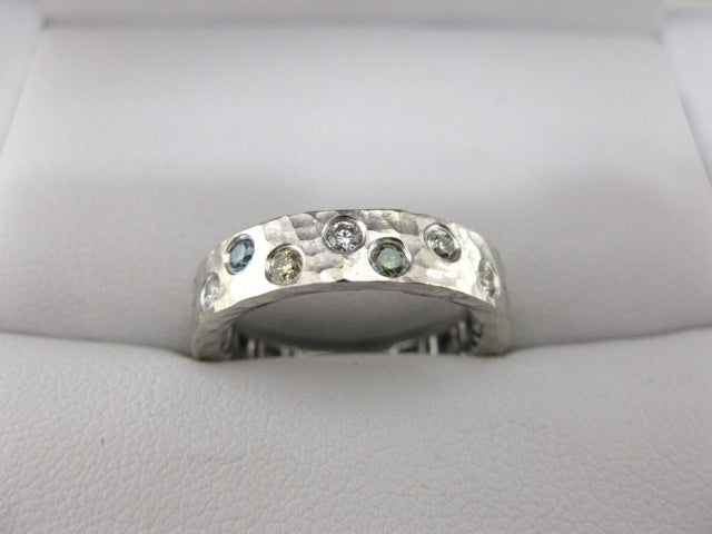 C1974 - 18 Karat White Gold Simon G. Dinner Ring