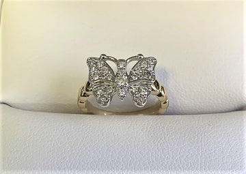 C2119 - White and Yellow Gold Custom Ring