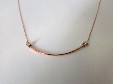 I6351 - 10 Karat Rose Gold Necklace