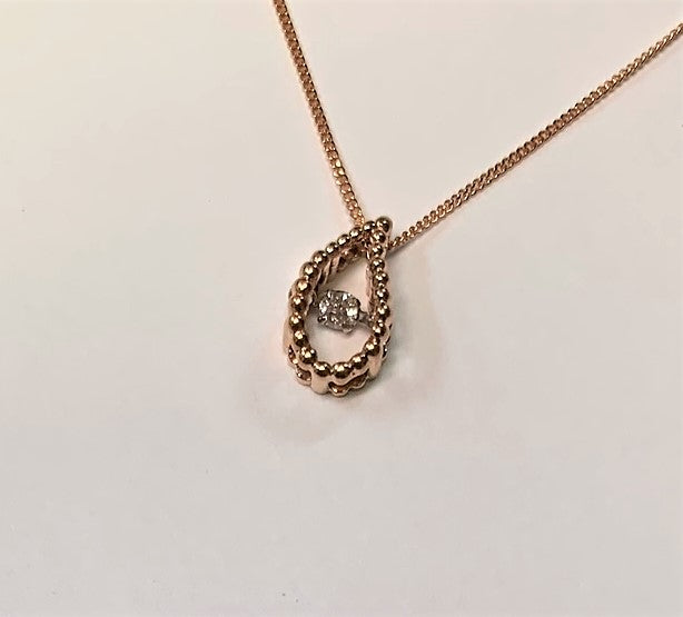 I6371 - 10 Karat Rose Gold Pendant