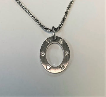 I5758 - 14 Karat White Gold Pendant