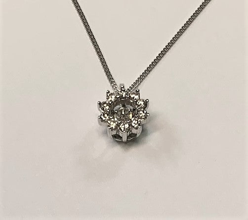 I6366 - 10 Karat White Gold Pendant