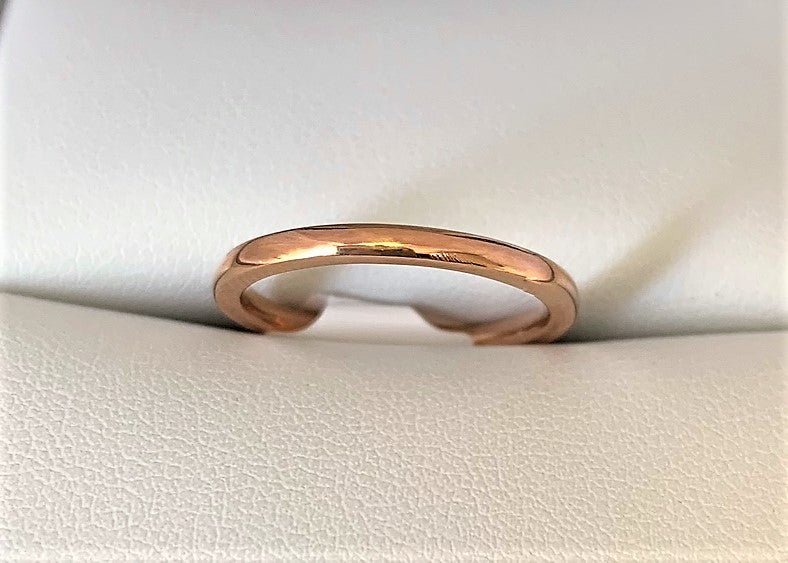 TSF414 - 14 Karat Rose Gold Custom Band