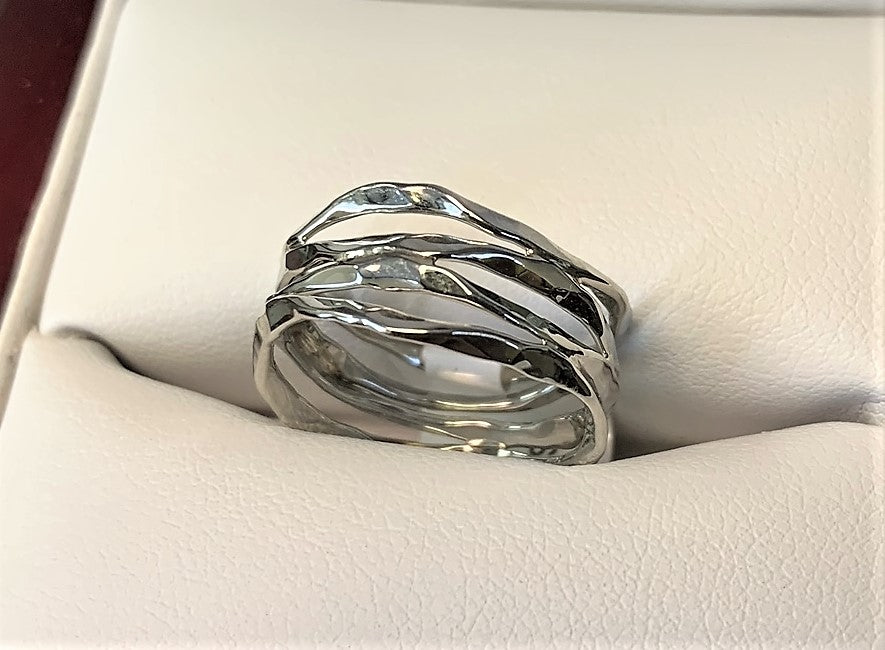 C2102 - 14 Karat White Gold Ross Haynes Ring