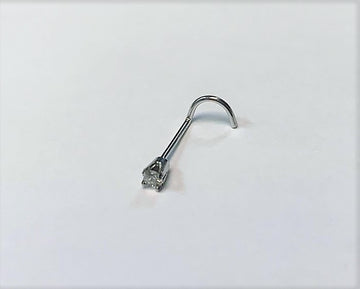 J9200 - 14 Karat White Gold Nose Ring