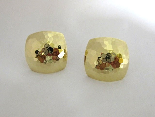 J7904 - 14 Karat Yellow Gold Ross Haynes Earrings