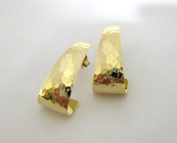 J8118 - 14 Karat Yellow Gold Ross Haynes Earrings