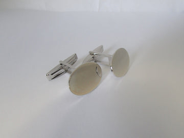 L1488 - 10 Karat White Gold Cufflinks