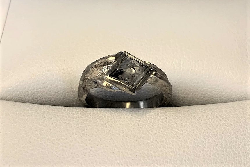 TA7351 - 14 Karat White Gold Custom Engagement Ring