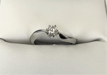TA7370 - 14 Karat White Gold Custom Engagement Ring