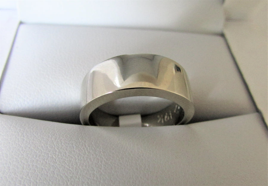 TF5816 - 19 Karat White Gold Custom Band