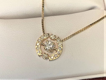 TI7381 - 14 Karat Yellow Gold Custom Pendant