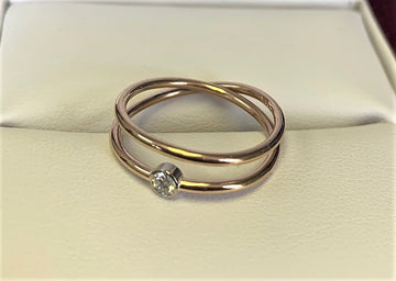 TSC392 - 14 Karat Yellow Gold Custom Ring