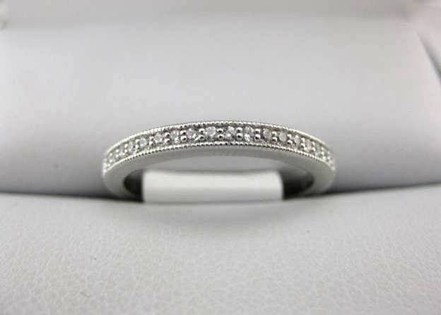 White Gold La Vie Women's Wedding Band 115008-W