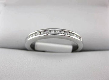 White Gold La Vie Women's Wedding Band 115104-S