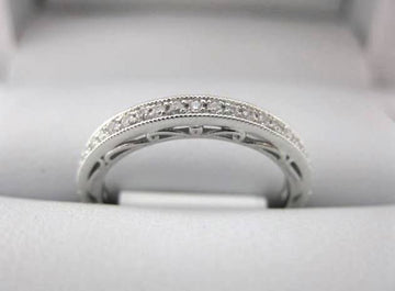 White Gold La Vie Women's Wedding Band 115188-W