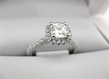 White Gold La Vie Engagement Ring 115215-100