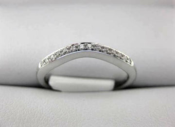 White Gold La Vie Women's Wedding Band 115220-100W