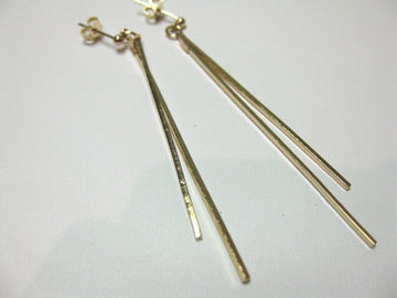 Yellow Gold Custom Earrings