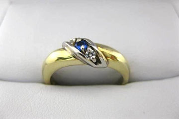 Yellow and White Gold Family Ring 2281